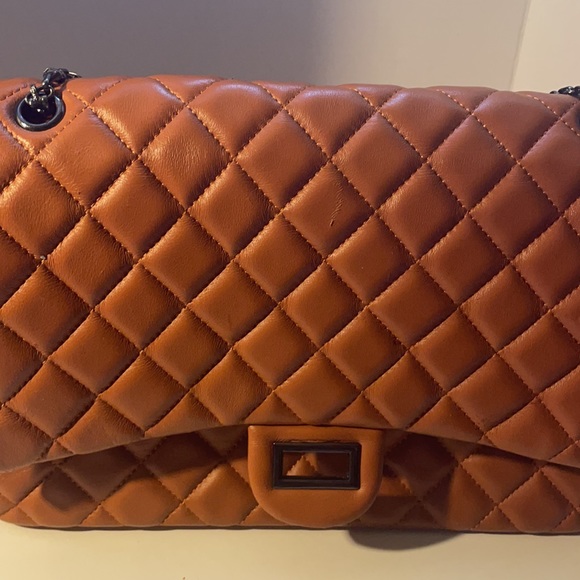 Rust leather bag good condition - Picture 7 of 8